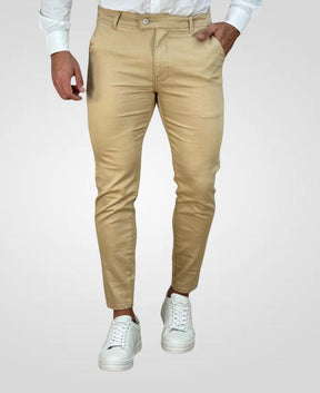 Calça Alfaiataria Areia Masculina Skinny - Truehero