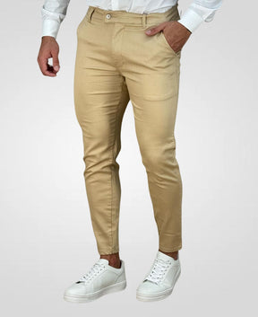 Calça Alfaiataria Areia Masculina Skinny - Truehero