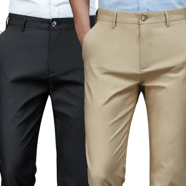 Calça Social Clássica Alfaiataria Gentleman - Compre 1 e Leve 2 + Cinto Social Couro