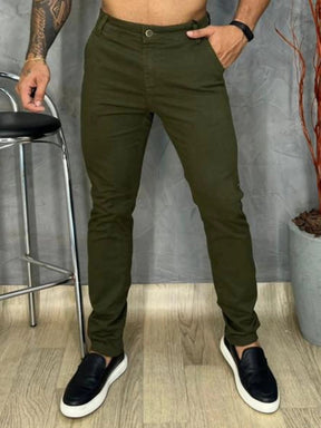 Calça Alfaiataria Sarja Sport Fino - Compre 1 Leve 2